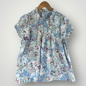 🎉5 for $45🎉 Rose & olive top blouse shirt size M